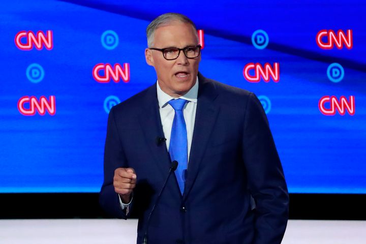 Washington Gov. Jay Inslee dropped out of the 2020 race last month but has offered an open-source climate plan for the eventual Democratic nominee.