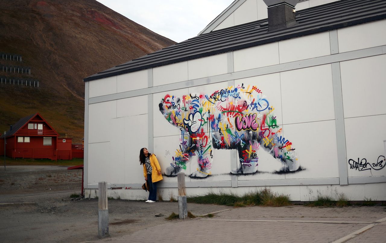 Ένα γκράφιτι στη Νορβηγία