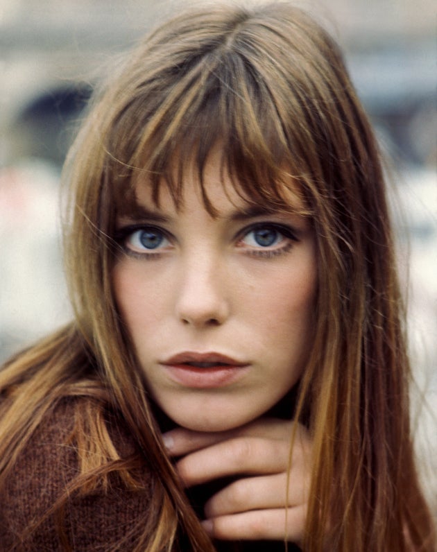 Jane Birkin, seen here in 1960, made bangs the epitome of French-girl