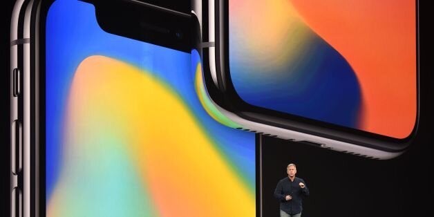 Senior Vice President of Worldwide Marketing at Apple Philip Schiller speaks about the iPhone X during...