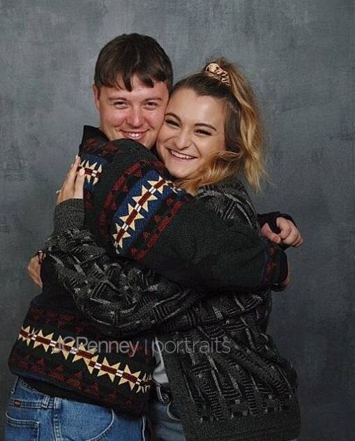 This Couple's JCPenney Engagement Photos Are Gloriously Awkward