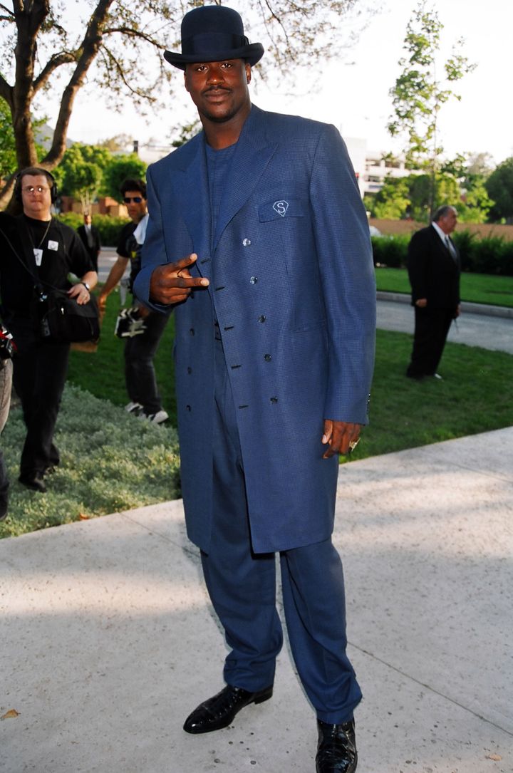 Shaquille O'Neal during 1996 MTV Movie Awards in Los Angeles, California, United States. (Photo by Jeff Kravitz/FilmMagic, Inc)