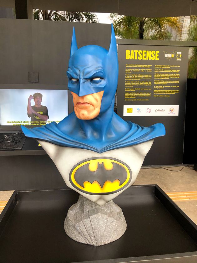 Busto do Batman é um dos pontos altos de acessibilidade na