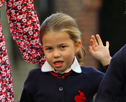 princess charlotte red dress Princess Charlotte is the Queen of the Re-Wear Stepping Out in the Same Vibrant Jacket Since 2022