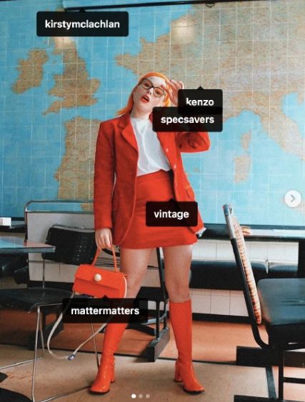 An influencer reprimands others for neglecting the Amazon fires in a post in which she promotes several fashion brands.
