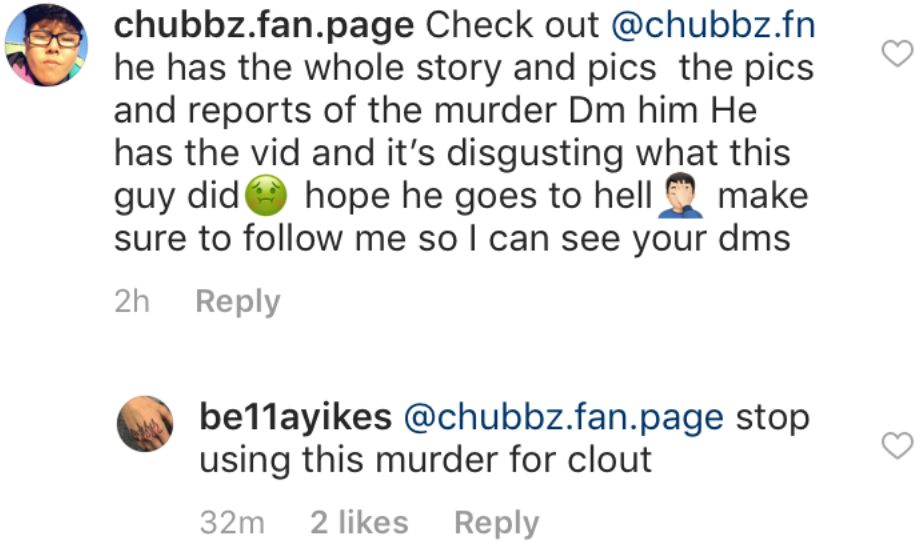 An Instagram scammer tries to capitalize on the murder of a teenage girl.