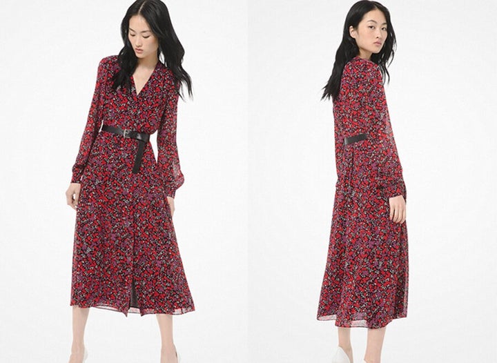 Michael kors floral store dress kate middleton