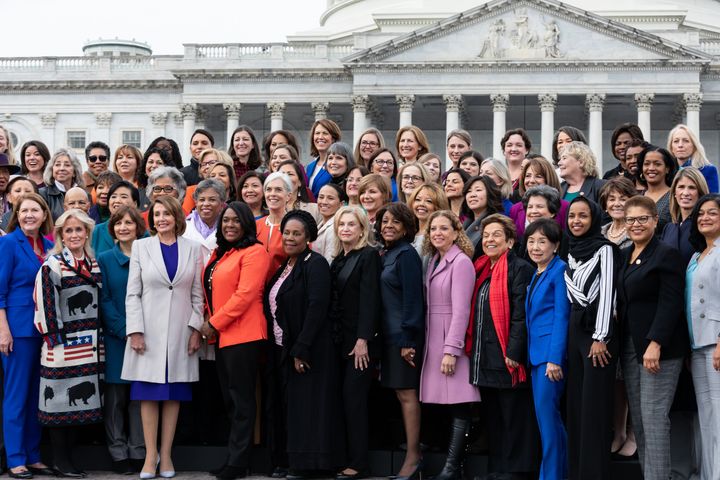 The 2018 elections put nearly 90 Democratic women in the House. On the Republican side, there are just 13.