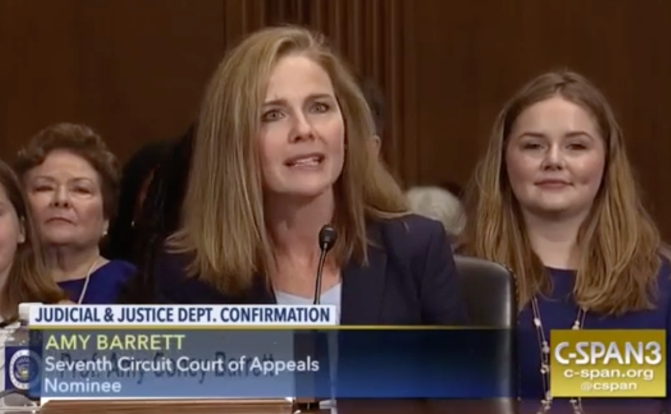 Amy Coney Barrett thinks Roe v. Wade was 