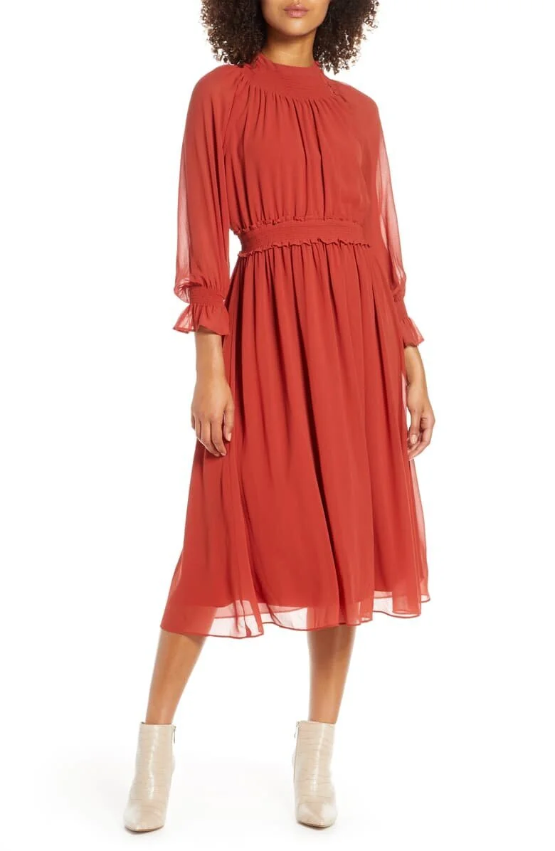 slim fit dress slacks Cabana Life - Myers Tie Waist Midi Dress - Blue main image 1