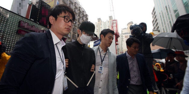 '강남역 살인' 피의자 현장 검증이