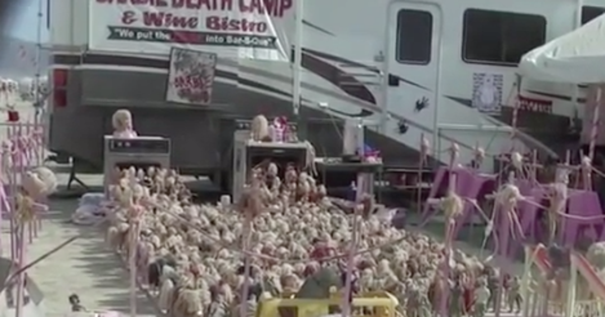'Barbie Death Camp' Exhibit At Burning Man Festival Triggers Protest ...