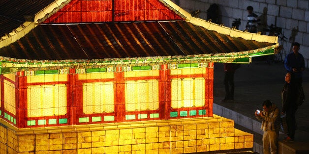 청계천에서 서울빛초롱축제가