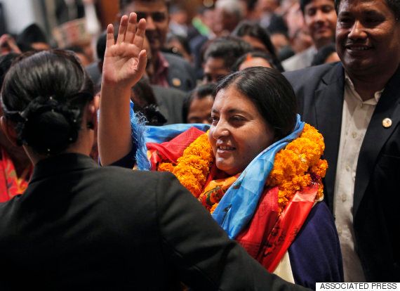 네팔에서 '여성 대통령'이 최초로 탄생했다(사진,
