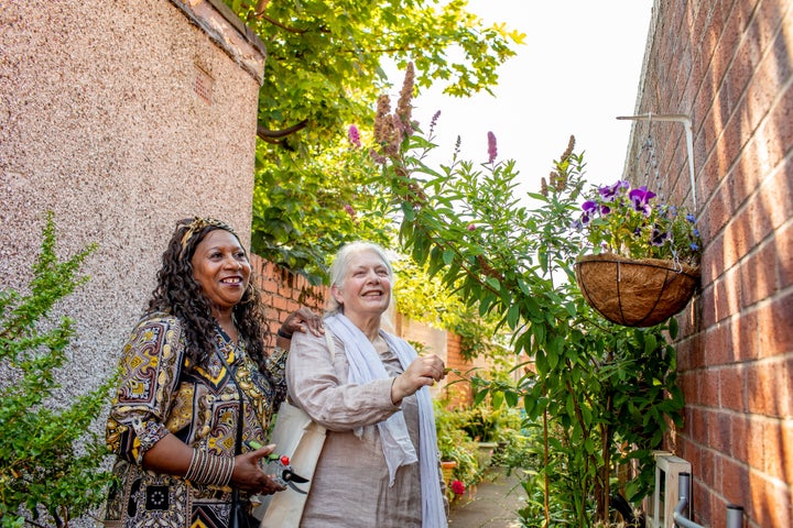 Elizabeth (right) and Rosemary (left) who nominated her.