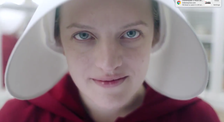 Elisabeth Moss in 'The Handmaid's Tale'