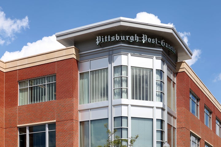 The Pittsburgh Post-Gazette building in Pittsburgh, Pennsylvania is seen on August 26, 2016. 