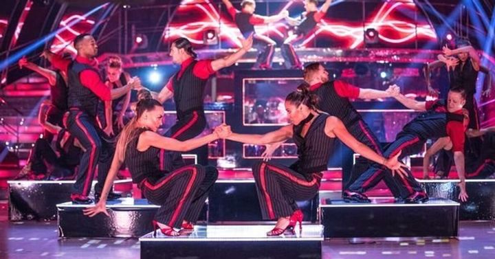 Strictly previously featured same-sex couples in a professional routines