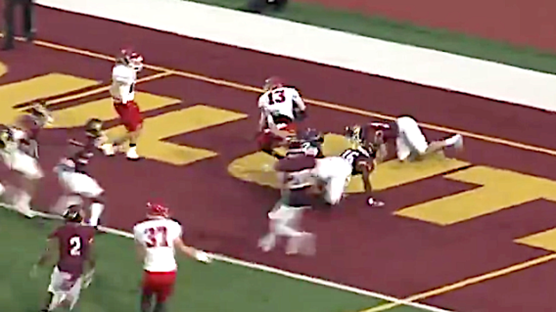 This Bonkers Kickoff Return Begins In The Worst Way Imaginable