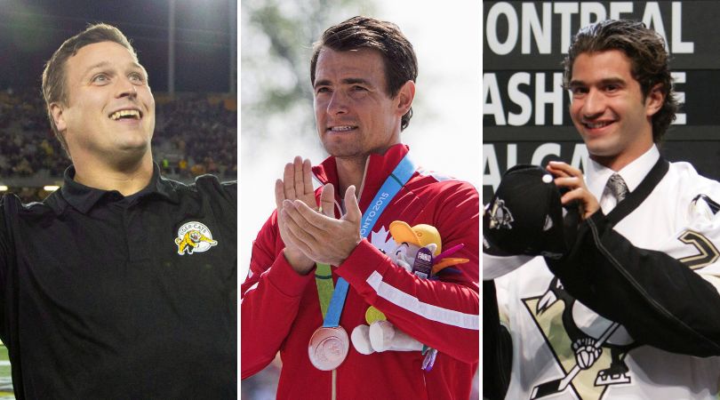 Former CFLer Peter Dyakowski, Olympian Adam van Koevereden, and former NHL prospect Angelo Esposito are all running for Parliament this fall.