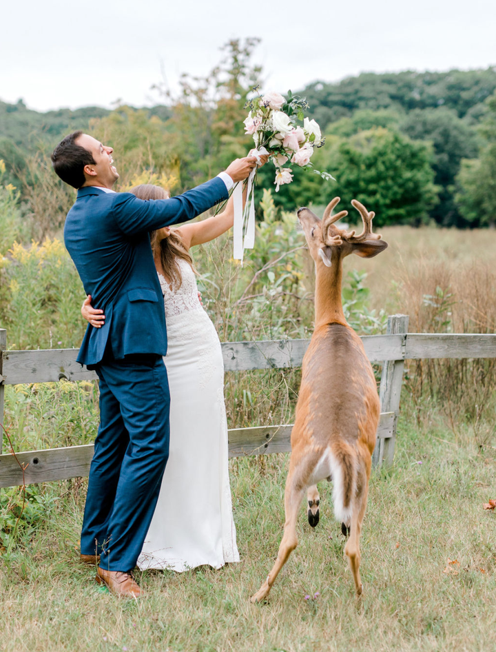 "I'm gonna need that bouquet before you head back, k?"