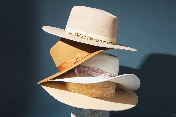 (Pictured: Various hats at Anthropologie)