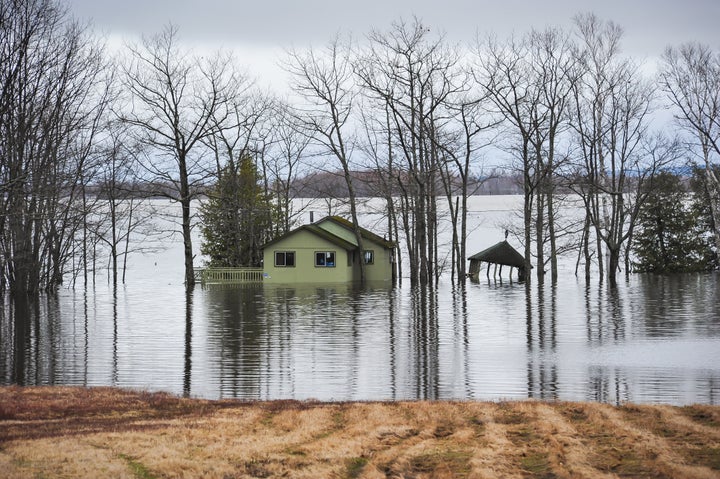 The flooding of the Saint John River, Grand Lake, N.B. in 2019 marks the second consecutive year of major flooding. It is feared climate change will continue to make flooding more commonplace. 