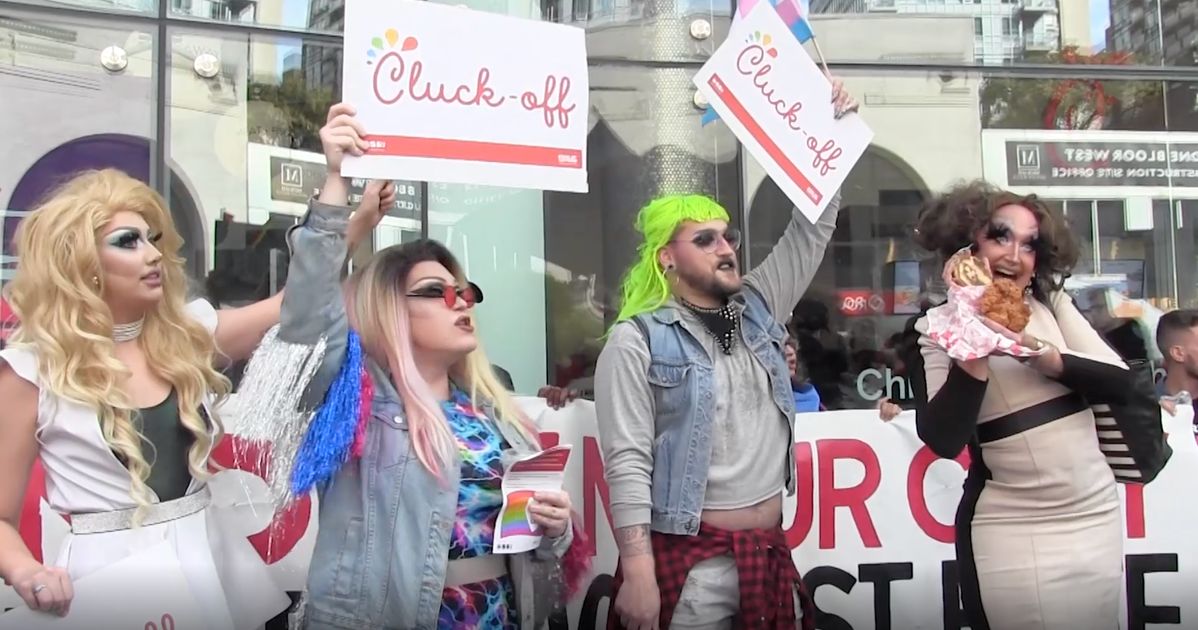 Chick Fil As Toronto Grand Opening Met With Protest From Lgbt Community Huffpost Canada 8421