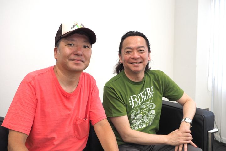 （左から）村橋ゴローさん、NPO法人『ファザーリング・ジャパン』代表理事・安藤哲也さん