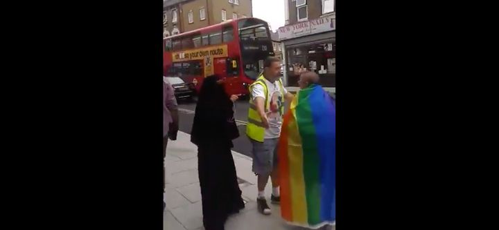 The Metropolitan Police is investigating a hate crime after a Pride marcher was verbally abused by a woman