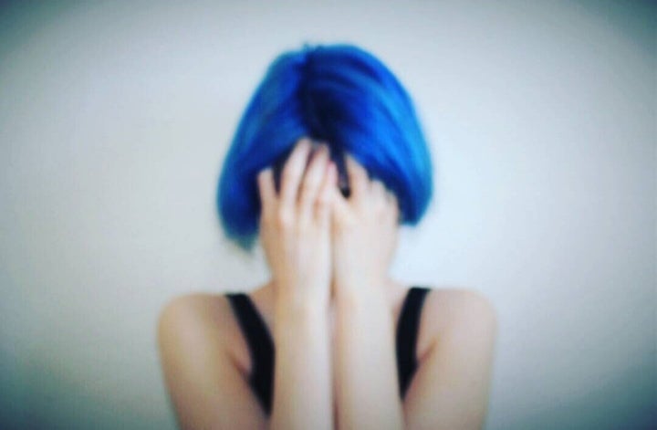 "When my anxiety was worst, I took this photo, it was the best way to explain it."