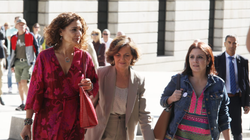 PSOE y Podemos, reunidos esta mañana en el Congreso sin visos de