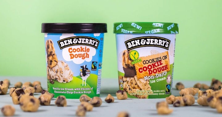 Cookie Dough – original and vegan.