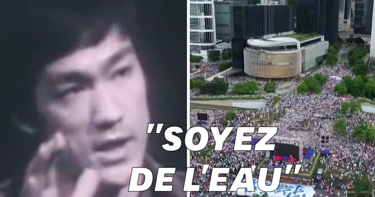 A Hong Kong Les Manifestants Suivent La Philosophie Be Water De Bruce Lee Le Huffpost