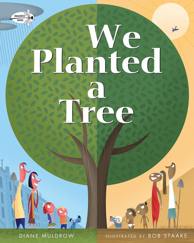 Two families in different parts of the world plant each plant a tree in this poetic book. (Available here)