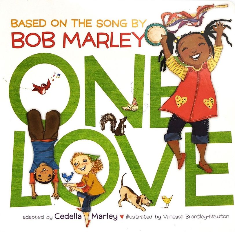 Bob Marley's daughter Cedella adapted his famous song into a children's book about the power of community. (Available here)