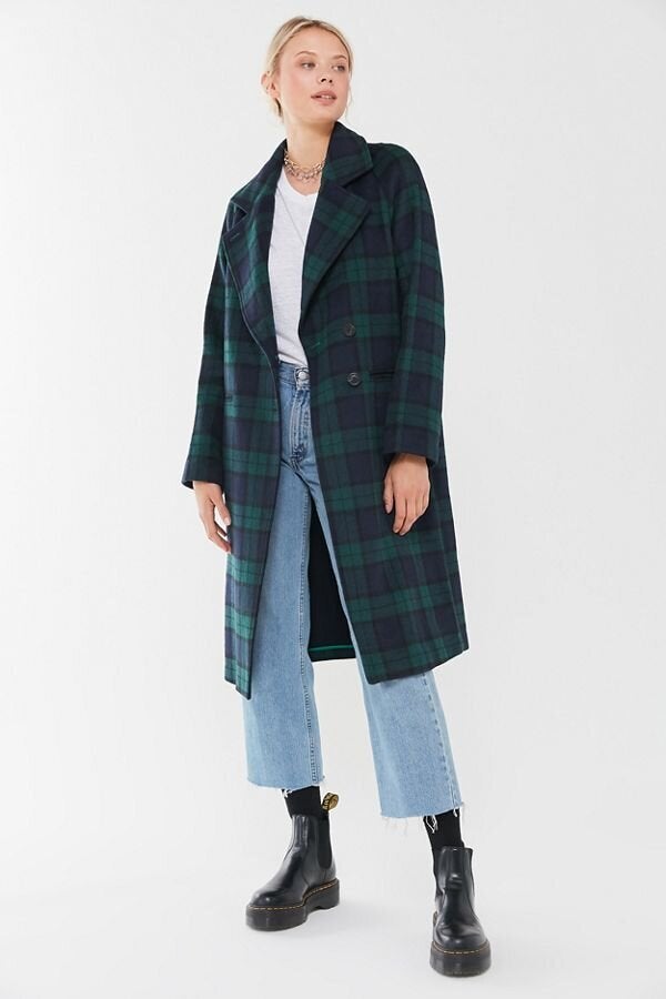 Plaid coats sale for fall 2019