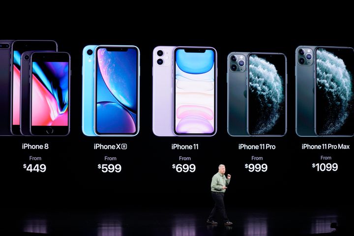 Phil Schiller, Senior Vice President of Worldwide Marketing, talks about the new iPhone 11 Pro and Max, during an event to announce new products Tuesday, Sept. 10, 2019, in Cupertino, Calif.