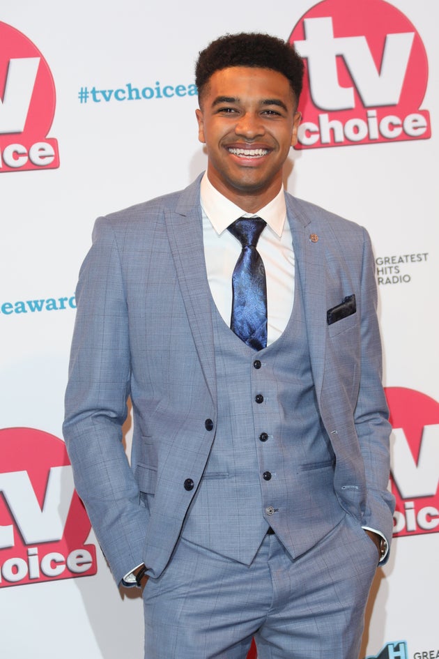 Asan N'Jie at the TV Choice Awards