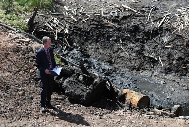 Leanach Quarry, east of Inverness, was excavated as part of a murder probe last month 