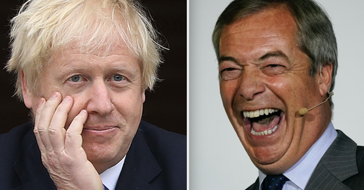 Boris Johnson Rules Out Election Pact With Nigel Farage's Brexit Party