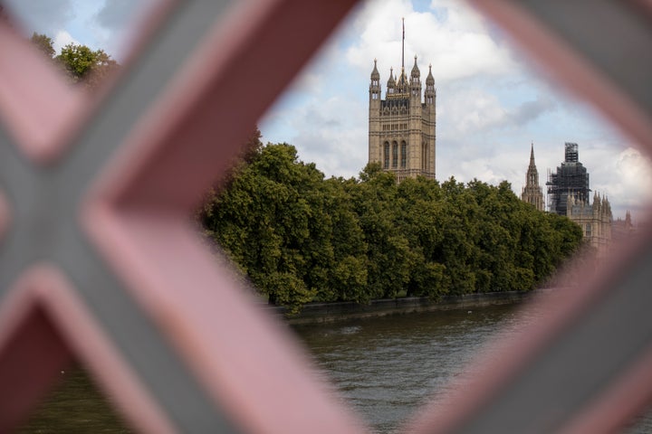 The Houses of Parliament. 