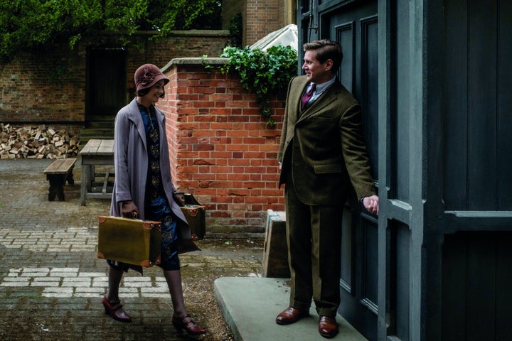 Tuppence Middleton and Allen Leech in the Downton Abbey film