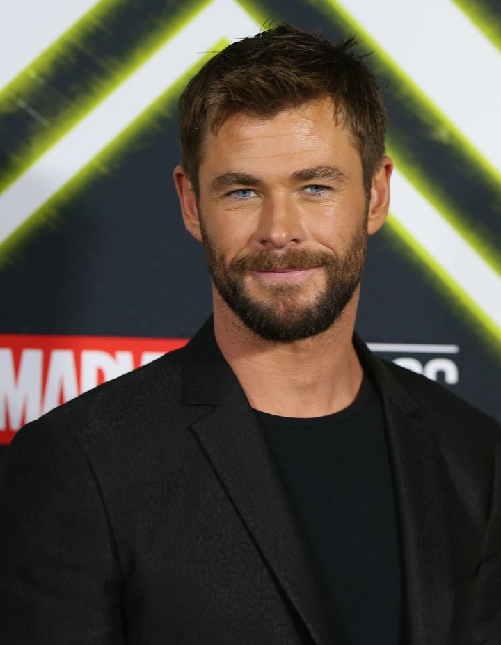 Chris Hemsworth arrives for the premiere screening of Thor: Ragnarok on Oct. 15, 2017 in Sydney, Australia. There are worse people to name your baby after, is all we're saying.
