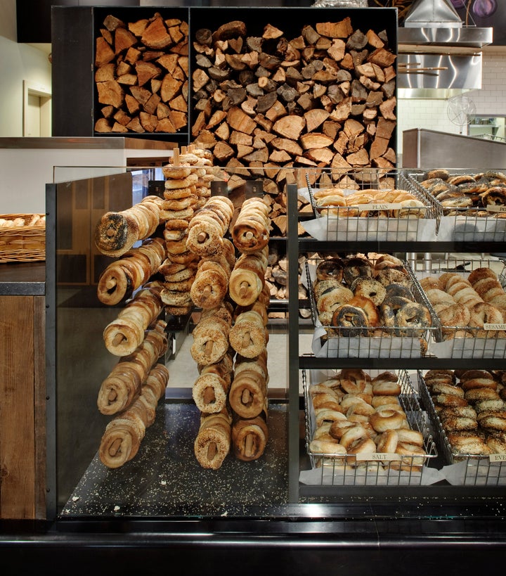 At Eltana in Seattle, Montreal-style bagels are made in a wood-fired oven.