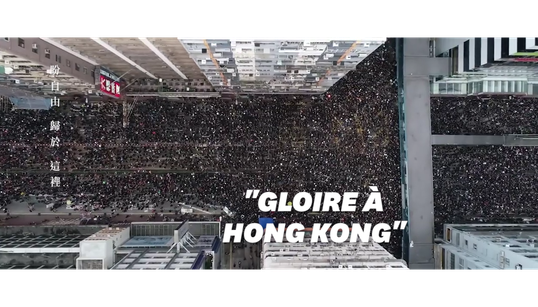 À Hong Kong, les manifestants ont composé leur propre