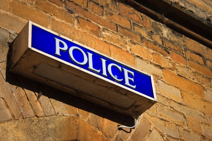 "Police Information Sign, Cotswolds, England"