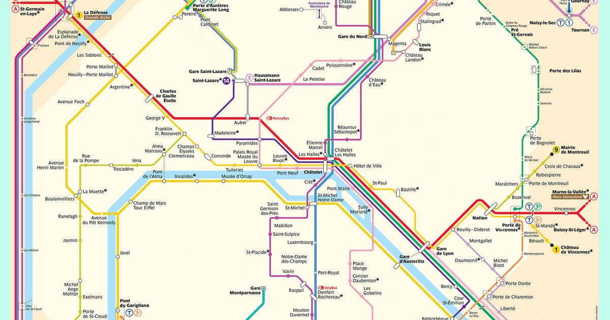 Greve Ratp Voici A Quoi Ressemblera Le Plan Du Metro De Paris Le Huffpost