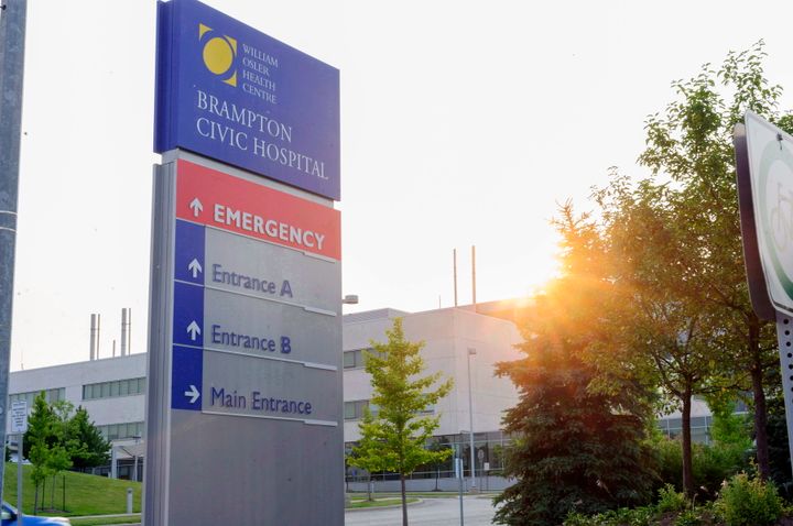 File photo of Brampton Civic Hospital shown on Aug. 8, 2014.