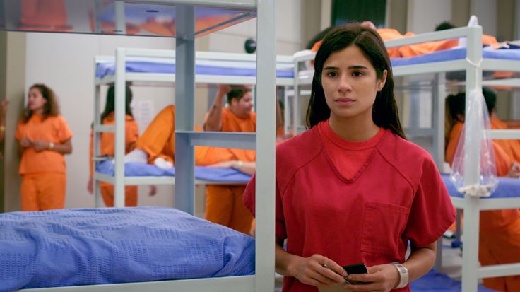 Diane Guerrero in a scene from the final season of “Orange is the New Black.”